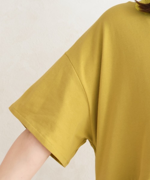 Social GIRL（ソーシャルガール）の「綿100%ハイウエスト切替ボリュームギャザーワンピース（ワンピース・レディース・ブラック/ブルー/ライム・M）」の13枚目の写真