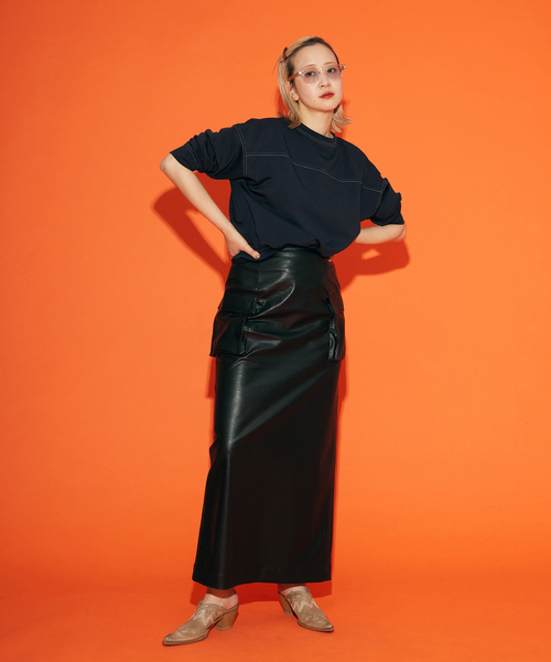 【CITYSHOP】24SS 24070042907010 THE MOOD BODY SUIT ザムードボディースーツ長袖カットソー セール】[THE MOOD] ボディースーツ（Tシャツ/カットソー）｜CITYSHOP