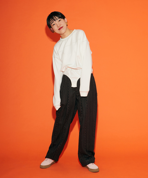 【CITYSHOP】24SS 24070042907010 THE MOOD BODY SUIT ザムードボディースーツ長袖カットソー セール】[THE MOOD] ボディースーツ（Tシャツ/カットソー）｜CITYSHOP