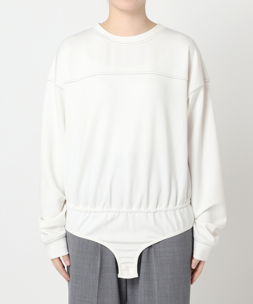 【CITYSHOP】24SS 24070042907010 THE MOOD BODY SUIT ザムードボディースーツ長袖カットソー セール】[THE MOOD] ボディースーツ（Tシャツ/カットソー）｜CITYSHOP