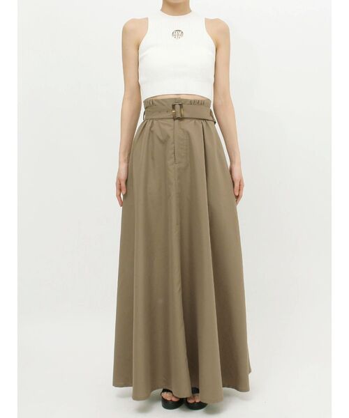 GYDA(ジェイダ)の「ロングボリューム フレアスカート(スカート・レディース・ブラック/ベージュ・FREE)」の17枚目の写真