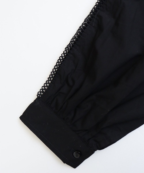 ooju（オージュ）の「【ooju】パフブラウス（シャツ/ブラウス・キッズ・アイボリー/ブラック・1/2/3/4）」の14枚目の写真