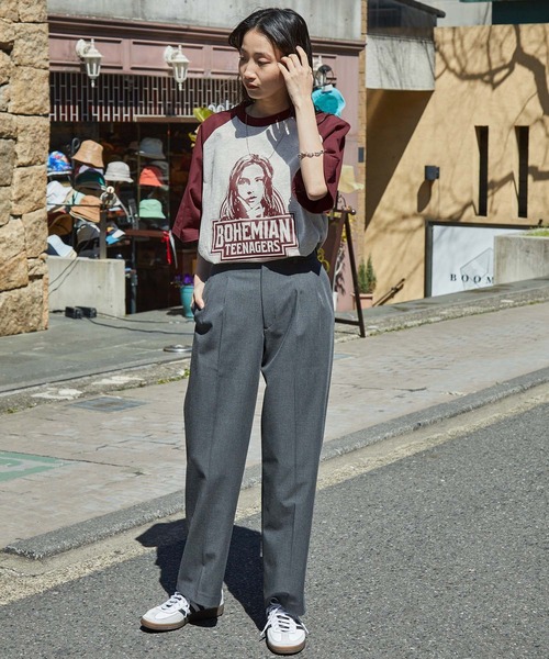 売れ筋商品|||ガント Tシャツ レディース トップス GRAPHIC - Print T-shirt - multicolor セール】Geometric Skyline Drawcord T-Shirt / ジオメトリック