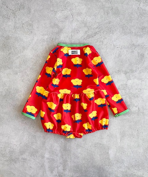 HOGAN RANCH WEAR（ホーガンランチウエア）の「【UVカット】ベビーラッシュガードスーツ（80～90cm）（ラッシュガード・キッズ・ブラック/レッド・FREE）」の8枚目の写真