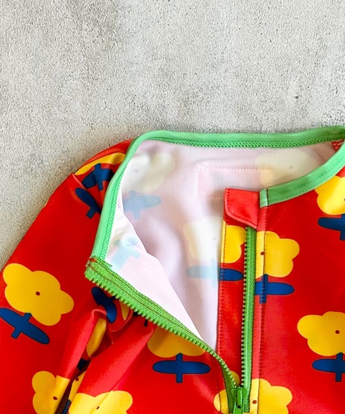 HOGAN RANCH WEAR（ホーガンランチウエア）の「【UVカット】ベビーラッシュガードスーツ（80～90cm）（ラッシュガード・キッズ・ブラック/レッド・FREE）」の10枚目の写真