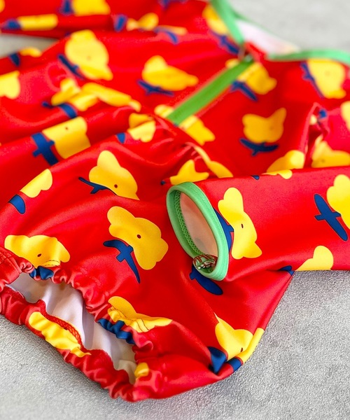 HOGAN RANCH WEAR（ホーガンランチウエア）の「【UVカット】ベビーラッシュガードスーツ（80～90cm）（ラッシュガード・キッズ・ブラック/レッド・FREE）」の9枚目の写真