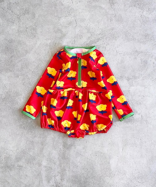 HOGAN RANCH WEAR（ホーガンランチウエア）の「【UVカット】ベビーラッシュガードスーツ（80～90cm）（ラッシュガード・キッズ・ブラック/レッド・FREE）」の7枚目の写真