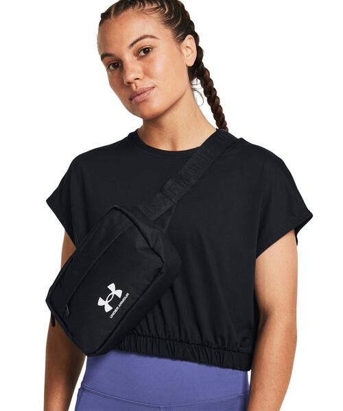 UNDER ARMOUR（アンダーアーマー）の「UAルードン ライト ウエストバッグ クロスボディ（トレーニング/メンズ/レディース）（ボディバッグ/ウエストポーチ・レディース・ブラック・ONESIZE）」の3枚目の写真