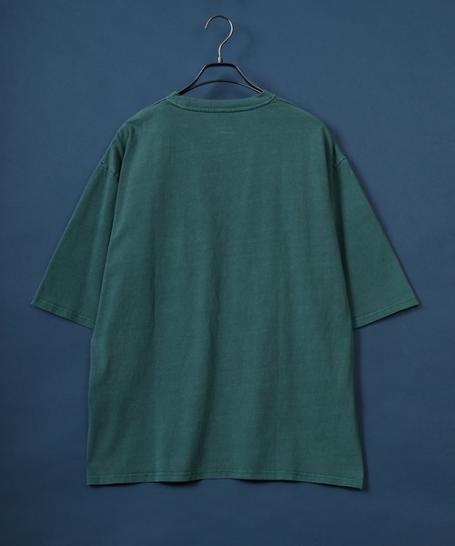 ANPAS(アンパス)の「Pigment Plain Color T-Shirt with Pocket/ピグメント加工 ポケット付き 無地 Tシャツ 半袖 メンズ レディース(Tシャツ/カットソー・メンズ・グレー系その他/グリーン系その他/ベージュ系その他/ブラック系その他・L/LL/M)」の12枚目の写真