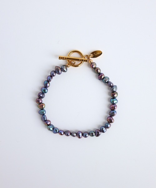 【TUWAKRIM】バロックパールブレスレットOTバータイプ（ブレスレット）｜TUWAKRIM（トゥワクリム）