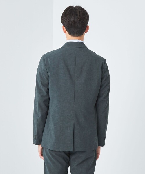 green label relaxing(グリーンレーベルリラクシング)の「ドライポリエステル ナロー ジャケット(テーラードジャケット・メンズ・ダークグリーン/ネイビー/モカ・XL/M/L/S/XS)」の10枚目の写真