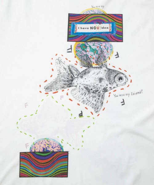 GOLDFISH BIG TEE（Tシャツ/カットソー）｜go slow caravan（ゴースローキャラバン）