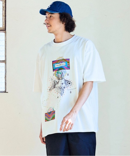 GOLDFISH BIG TEE（Tシャツ/カットソー）｜go slow caravan（ゴースローキャラバン）