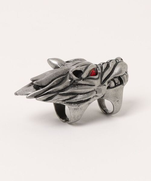 an meets zakka(アンミツザッカ)の「an meets zakka ドラゴンフリーサイズリング(リング・メンズ・シルバー/ブロンズ/アンティークシルバー/アンティークゴールド・ONE SIZE)」の7枚目の写真
