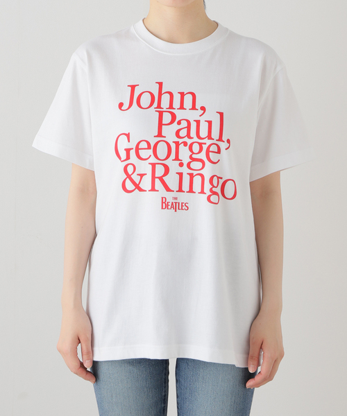 GOOD ROCK SPEED(グッドロックスピード)の「【GOOD ROCK SPEED/グッドロックスピード】THE BEATLES:Tシャツ(Tシャツ/カットソー・レディース・ホワイト・MEDIUM/LARGE)」の8枚目の写真
