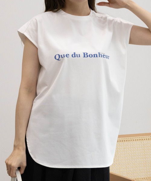 HusHusH（ハッシュアッシュ）の「【 UVカット 吸水速乾 】HusHusH ハッシュアッシュ スリーブレスロゴTシャツ（Tシャツ/カットソー・レディース・ホワイト/ブラック/ベージュ・M/L）」の16枚目の写真