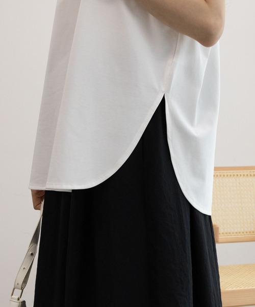 HusHusH（ハッシュアッシュ）の「【 UVカット 吸水速乾 】HusHusH ハッシュアッシュ スリーブレスロゴTシャツ（Tシャツ/カットソー・レディース・ホワイト/ブラック/ベージュ・M/L）」の20枚目の写真