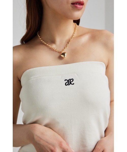 rienda（リエンダ）の「RRロゴスウェットベアトップス 夏服 トレーナー（スウェット・レディース・ホワイト/ピンク/グレー・FREE）」の10枚目の写真