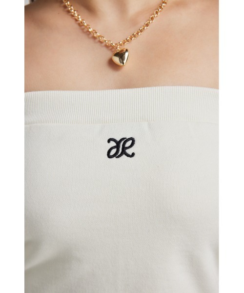 rienda（リエンダ）の「RRロゴスウェットベアトップス 夏服 トレーナー（スウェット・レディース・ホワイト/ピンク/グレー・FREE）」の11枚目の写真