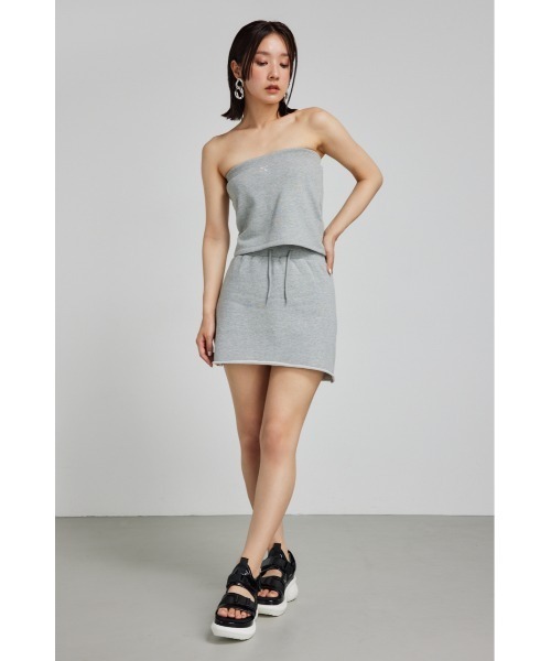 rienda（リエンダ）の「RRロゴスウェットベアトップス 夏服 トレーナー（スウェット・レディース・ホワイト/ピンク/グレー・FREE）」の15枚目の写真