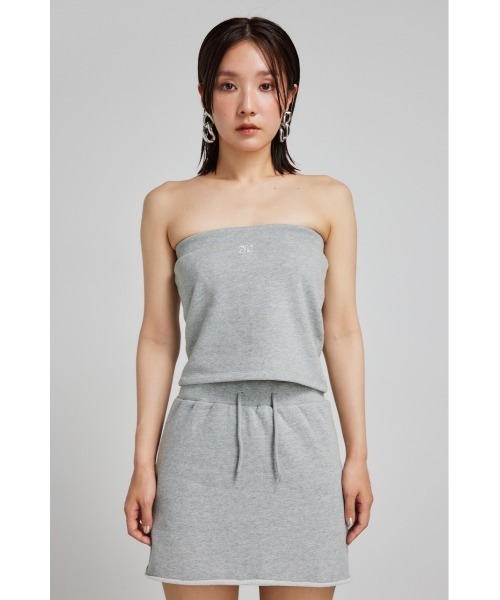 rienda（リエンダ）の「RRロゴスウェットベアトップス 夏服 トレーナー（スウェット・レディース・ホワイト/ピンク/グレー・FREE）」の16枚目の写真