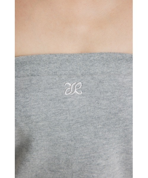 rienda（リエンダ）の「RRロゴスウェットベアトップス 夏服 トレーナー（スウェット・レディース・ホワイト/ピンク/グレー・FREE）」の17枚目の写真