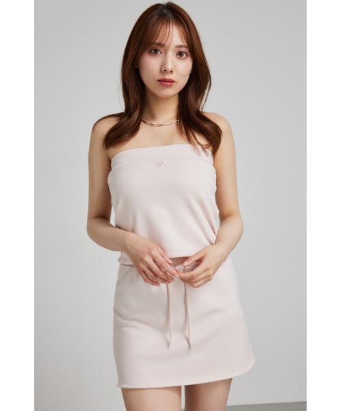 rienda（リエンダ）の「RRロゴスウェットベアトップス 夏服 トレーナー（スウェット・レディース・ホワイト/ピンク/グレー・FREE）」の18枚目の写真