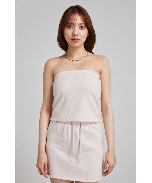 rienda（リエンダ）の「RRロゴスウェットベアトップス 夏服 トレーナー（スウェット・レディース・ホワイト/ピンク/グレー・FREE）」の21枚目の写真