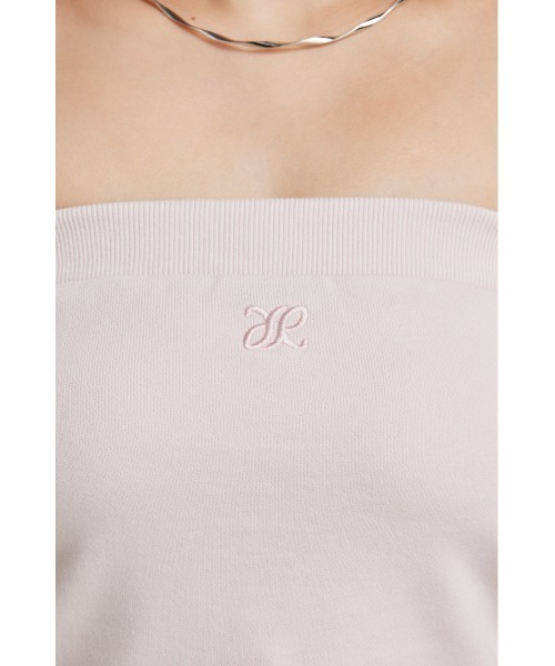 rienda（リエンダ）の「RRロゴスウェットベアトップス 夏服 トレーナー（スウェット・レディース・ホワイト/ピンク/グレー・FREE）」の22枚目の写真