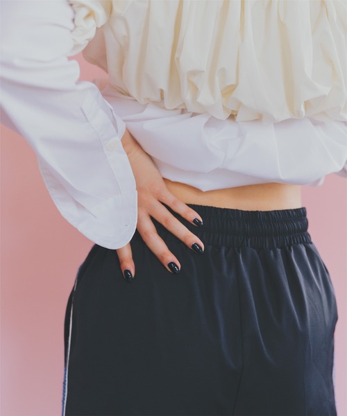 miette（ミエット）の「サイドライントラックパンツ（その他パンツ・レディース・チャコール/ネイビー/カーキ・FREE）」の13枚目の写真