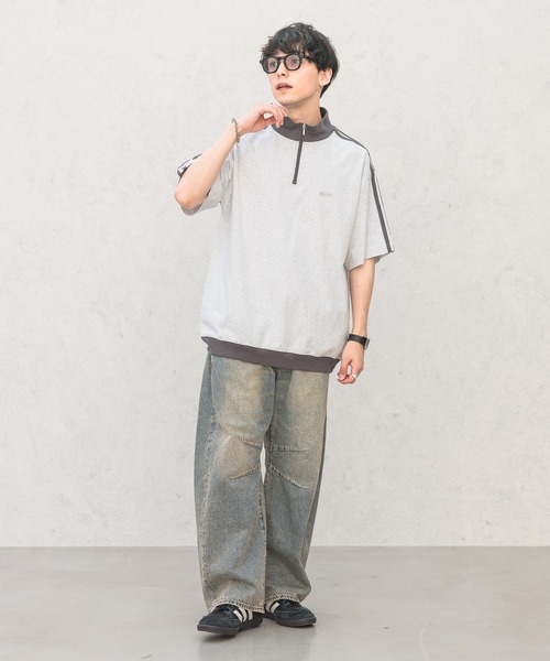 RAGEBLUE（レイジブルー）の「Vintage denim wide barrel pants/ヴィンテージライク/デニムワイドバレルパンツ（デニムパンツ・メンズ・ダークグレー/ブルー・LARGE/MEDIUM/SMALL）」の22枚目の写真