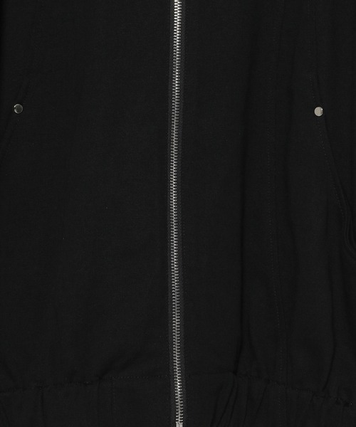 HARE(ハレ)の「【SET UP対応】コンパクトウェーブラインブルゾン(HARE)(ブルゾン・メンズ・ブラック系その他/ブラック・SMALL/MEDIUM)」の7枚目の写真