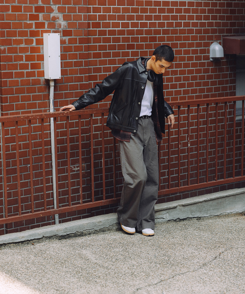 NZ ラムレザー トラッカージャケット（ブルゾン）｜JOURNAL