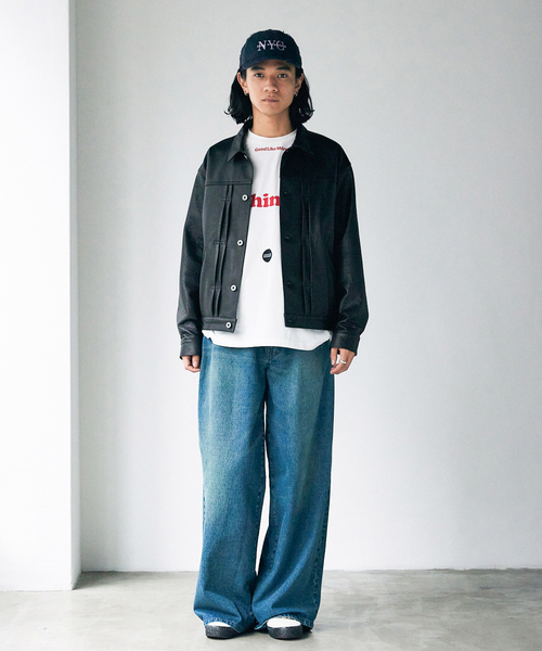 NZ ラムレザー トラッカージャケット（ブルゾン）｜JOURNAL