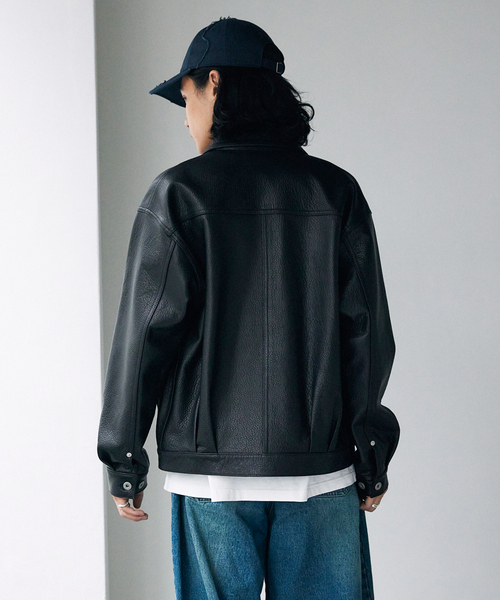 NZ ラムレザー トラッカージャケット（ブルゾン）｜JOURNAL STANDARD  
