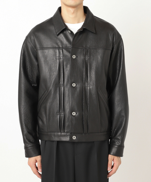 NZ ラムレザー トラッカージャケット（ブルゾン）｜JOURNAL STANDARD