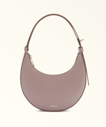 晴子FURLA 茶色　肩かけ可能スエード　コンパクトバック 値下げ FURLA 茶色 肩かけ可能スエード コンパクトバック - メルカリ