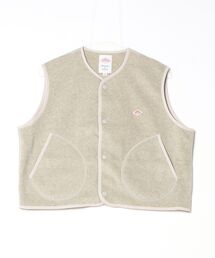 DANTON/ダントン　フリースカラーレスベスト　FLEECE COLLARLESS VEST　DT-A0521