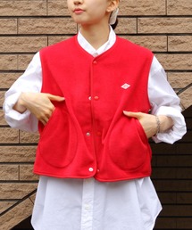 DANTON/ダントン フリースカラーレスベスト FLEECE COLLARLESS VEST DT-A0521