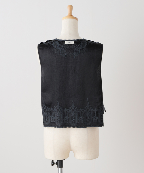 IENA（イエナ）の「スカラップエンブロイダリージレ（ベスト）」 - WEAR