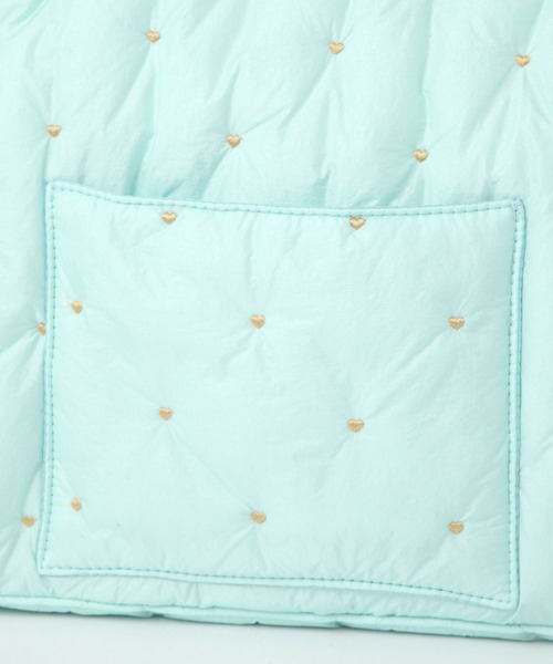 tiny tiny（ティニーティニー）の「ハート刺繍推しトートバッグ[tiny tiny(ティニーティニー)]（トートバッグ・レディース・グリーン/レッド/ピンク/ブルー/ホワイト/パープル/ブラック・0）」の10枚目の写真