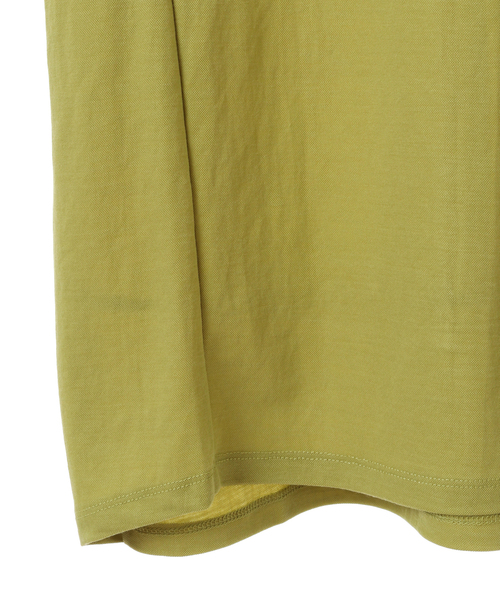 SOFFITTO（ソフィット）の「接触冷感鹿の子切替プルオーバー(取り扱い店舗限定)（Tシャツ/カットソー・レディース・ブラック/オフホワイト/ライム/モカ・FREE）」の8枚目の写真