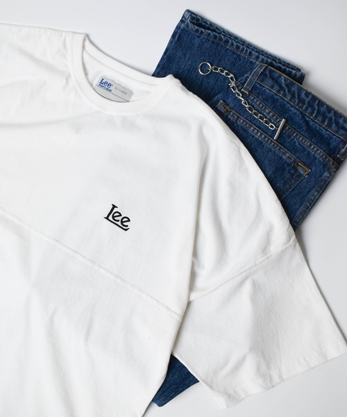 Lee リー ゴルフTシャツ ホワイト サイズM Lee tシャツ Lee（リー）ワンポイントロゴポケットロンT メンズ