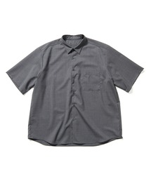 WOOL TROPICAL S/S BAGGY SHIRT