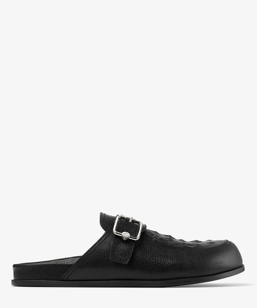 【JIMMY CHOO】サンダル ZEA 95 | Black Satin Sandals with Metal Flowers | New