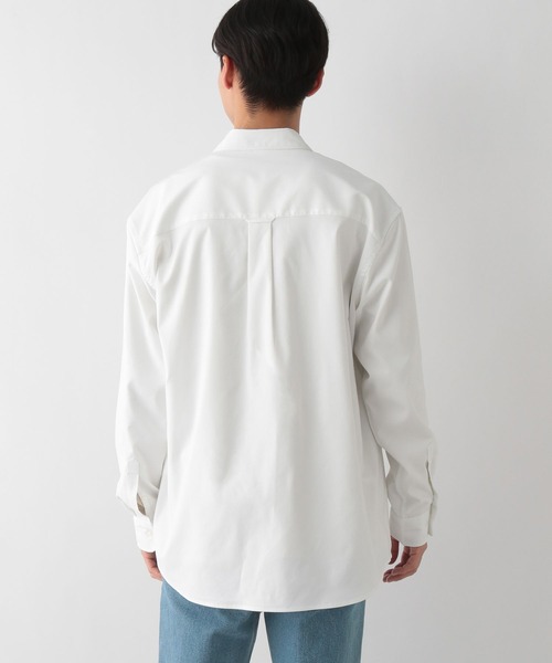 GLOBAL WORK Smile Seed Store（グローバルワーク スマイルシードストア）の「イージーケアオックスシャツ/115910（シャツ/ブラウス・メンズ・グレー系その他3/ネイビー/オフホワイト/スカイブルー・X-LARGE/LARGE/MEDIUM/SMALL）」の12枚目の写真