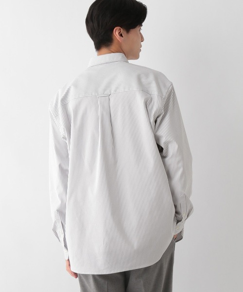 GLOBAL WORK Smile Seed Store（グローバルワーク スマイルシードストア）の「イージーケアオックスシャツ/115910（シャツ/ブラウス・メンズ・グレー系その他3/ネイビー/オフホワイト/スカイブルー・X-LARGE/LARGE/MEDIUM/SMALL）」の11枚目の写真