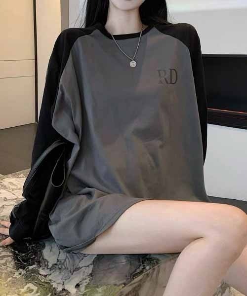 NANEA(ナネア)の「ライン柄ラグランスリーブロングTシャツ(Tシャツ/カットソー・レディース・グレー/ホワイト・X-LARGE/LARGE/MEDIUM)」の21枚目の写真