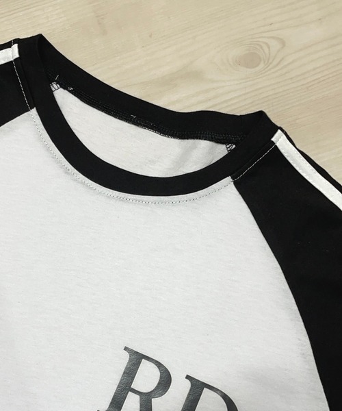 NANEA(ナネア)の「ライン柄ラグランスリーブロングTシャツ(Tシャツ/カットソー・レディース・グレー/ホワイト・X-LARGE/LARGE/MEDIUM)」の6枚目の写真