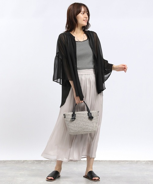 GLOBAL WORK Smile Seed Store（グローバルワーク スマイルシードストア）の「華奢リブタンクトップ/118557（タンクトップ・レディース・グレイッシュベージュ/オフホワイト/ブラック/グレー/ダークグレー・LARGE/MEDIUM/X-LARGE/SMALL）」の15枚目の写真